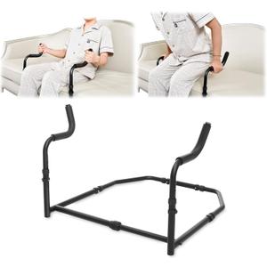 Stand Assist Aid for Elderly | Couch Assist for Detachable Sofa Cushions | More Support to Stand and Sit Easily for Seniors,Patients,Disabled,Adjustable,Black