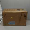 EKO Deluxe Mirage-T 50 Liter / 13.2 Gallon Touchless Rectangular Motion Sensor Trash Can, Matte Stainless Steel Finish