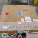 Mom's Choice-GROWNSY Baby Gate for Stairs, 30.5"-43" Pressure Mounted Pet Gate for Doorways-Auto Close Dog Gate for The House-Easy Installation & Walk Thru Wide Safety Gate (White)