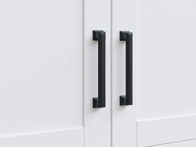 Vintage Zinc Alloy Handles 6 Pack Zinc Alloy Drawer Handles Cabinet Wardrobe Handles Furniture Hardware Black