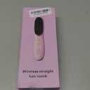 Go Brush Pro,2026 New Cordless Straight Hair Brush, Portable Scald-Proof mini Straight Hair Comb with Three Temperature Settings and LED Display Screen, Quickly Heating Travel Hair Brush (Black)