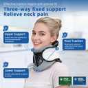 Neck Traction Device - Adjustable Inflatable Neck Stretcher,Lightweight Neck Support Brace for Cervical Spine Decompression,Pain Relief Neck Decompression Tension Relief FSA or HSA Eligible
