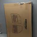 OEDRO Floor Mats Accessories Set (Full Set + Cargo) Fit for 2022-2025 Jeep Wagoneer, Custom Fit TPE All-Weather Floor Liners, Black