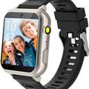 Kids Game Smart Watch for Kids with 24 Puzzle Games HD Touch Screen Camera Video Music Player Pedometer Alarm Audiostory Flashlight 12/24hr Kids Watch Gift for 4-12 Year Old Boys Girls Toys for Kids