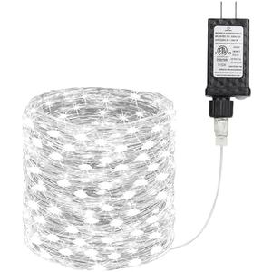 Joomer Fairy String Lights 33FT 100 LEDs Plug in Fairy Lights Indoor Copper Wire String Light DIY for Bedroom, Parties, Wedding, Christmas, Outdoor, Indoor Decoration (White, Non-Connectable)