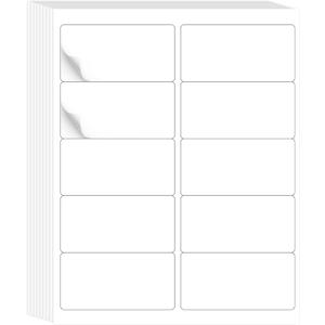 L LIKED 2" x 4" Label Stickers, Printable White 10 per Sheets Total 300 Labels, for Laser/Inkjet Printing - Matte (300 Labels)