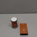 Knife Sharpener Tool, Rolling Knife Sharpener Kit, Knife Sharpening with Diamonds and Ceramic for Steel of Any Hardness, Kitchen knife Sharpener with 15 & 20 Degree Magnetic Angle(Brown)