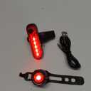 Heeykeey Mini Night Bike Light Set - High Brightness USB Rechargeable LED Front Light (High/Low Beam), Waterproof Front and Rear Lights, Suitable for Adults, Kids, Mountain and City Biking