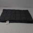 L'AGRATY Weighted Blanket Kids - 40"x60" 10lbs Breathable Childrens Heavy Blanket Microfiber Material with Glass Beads All-Season Summer Fall Winter Soft (01-dark Grey)