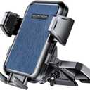 CD Slot Phone Mount, Upgraded Car Phone Holder [Thick Cases Friendly], 360 Adjustable Universal Phone Mount for Car CD Slot Mount for iPhone & Android Cell Phones (Blue)