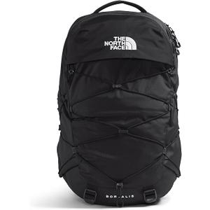 The North Face Borealis Commuter Laptop Backpack | Water Repellent Finish, 16" Laptop Sleeve, Large Main Compartment for Everyday Carry, TNF Black/TNF Black-NPF, One Size