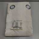 H.VERSAILTEX Linen Curtains 100% Blackout Curtains for Bedroom 84 inch Long Full Light Blocking Nature Linen Blended Window Curtains for Living Room Nickel Grommet (2 Panels, Heathered Natural)