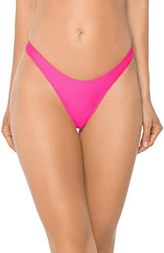 RELLECIGA Women's Thong Bikini Bottom size S