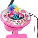 VTech Kidi Star Karaoke Machine Deluxe, 2 Microphones with AC Adapter, Pink