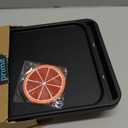 Xchouxer Sofa Armrest Clip Table, TV Snack Tray, Handy Remote Controls/Drinks/Phone Holder (Black)