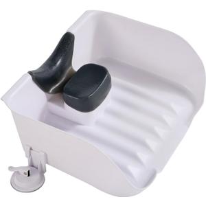 Portable Shampoo Basin for Kids, Baby, Children,Tear Free Hair Washing Basin Tray at Home(White)