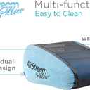 Airstreem Inflatable Pillow Inflatable Pool Pillow and Sunbathing Pillow That Circulates Air For Cool Comfort Portable, Lightweight, Inflates Easily Ideal for the Pool, Camping, Beach, Tub