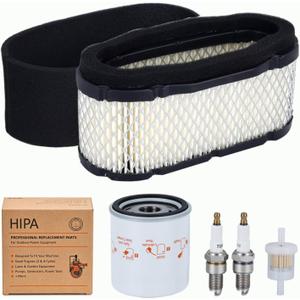 Hipa 11029-7012 Air Filter Tune Up Kit for Kawasaki FH601V FH641V FH661V FH680V FH721V 4 Stroke Engines Replace 11013-7024 11013-7027 with 49065-7010 Oil Filter