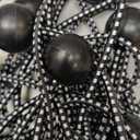 30 Pack Ball Bungee Cord,15Inch Heavy Duty Bungie Cord Balls Canopy Tarp Tie Down Bungee Balls for Camping, Tents, Cargo,Holding Wire and Hoses, Patio Umbrellas, Awning (Black/White)