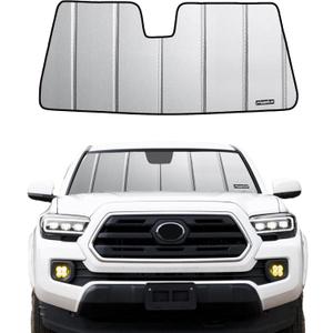 Windshield Sunshade for Toyota Tacoma 2018-2023 Front Window Sun Shade - Safeguard (2018-2023 without GoPro Mounted)
