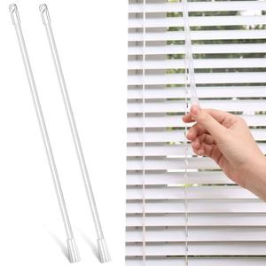 Generic Long Clear Blind Tilt Wand Replacement with Hook and Grip (4 Pack - 36"")