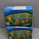 Water Sprinkler for Kids, 2-in-1 Sprinkler Toys with Bubble Machine, Turtle Toddler Outdoor Backyard Games Splashing Toys for Summer Fun, Children's Sprinkler for Kids Age 3-5 4-8 Girls Boys Gift, Set Of 2