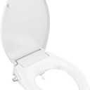 Delta 833004 Elongated Soft Close Bidet Seat with Manual Control Self-Cleaning Wand - White