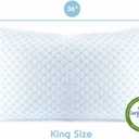 Nestl King Size Cooling Pillow for Sleeping 1 Pack, Luxury Shredded Memory Foam King Pillow, Adjustable Cold Gel Pillows for Hot Sleepers, Supportive Cool Pillows for Side, Back, Stomach Sleepers