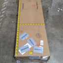 Lift Up Storage Bed Frame Queen Size Floating Bed Frame with Adjustable Headboard/LED Lights/Charging Station/Outlet,Velvet Upholstered Tufted Platform Bed Frame/Wooden Slat/No Box Spring Needed,White