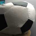 Big Joe Sports Ball Child-Sized Bean Bag Chair for Kids, Soccer Ball Plush, Ultra-Soft Lightweight Polyester Blend, 2.5 Foot Refillable, Single