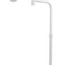 IDEE Tablet Floor Stand with 10lb Heavy Duty Base, 360 Degree Adjustable Tall Holder for Bed Compatible up to 13inch Kindles, iPads, and Tablets, White