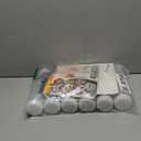 6 Pcs Condiment Squeeze Bottles 16 Oz - 9.2x2.44" Clear Bottles With Self-Closing Valve, Flexible, Easy to Clean and Fill - Dispenser for Sauces and Dressings