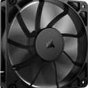 CORSAIR RS120 120mm PWM Fan  Daisy-Chain Connection  Low-Noise  Magnetic Dome Bearing  Single Pack  Black