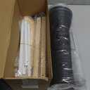 Zakkart Cat Perch for Window Sill with Bolster - Orthopedic Hammock Design with Premium Hardwood & Robust Metal Frame - Cat Window Seat for Large Cats and Kittens - Natural Color Wood Gray Bed, 24''W