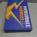 Pickleball Paddles Set of 2 with 4 Balls - USAPA Approved Fiberglass Surface, Lightweight, Non-Slip Grip - Premium Paddle Set for All Skill Levels Indoor & Outdoor (Black)