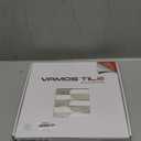 Vamos Peel and Stick Backsplash Seamless Tile for Kitchen and Bathroom,White and Beige Slate PVC Mixed Light Gold Self Adhesive Fish Scale Metal Mosaic Tiles (10 Sheets)