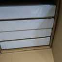 Seinloes 4 Pack Expandable Pull Out Cabinet Organizer 21"Deep With Raising Pad for Framed Cabinets,Upgrade 3 Slide Rails Slide Out Drawers,No Drill Roll Out Shelves,Adjustable Width 12.1"-20.4" White