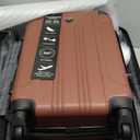 Travelers Club Chicago Hardside Expandable Spinner Luggage, Apple Butter, 5 Piece Set