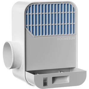 Dryer Vent Box, Indoor Dryer Vent Kit for Electric Dryer, 3-in-1 Indoor Vent Kit with Water Drawer System and 8 Polyester Filters, 4 Inch Vent Hose Inside Dryer Venting System