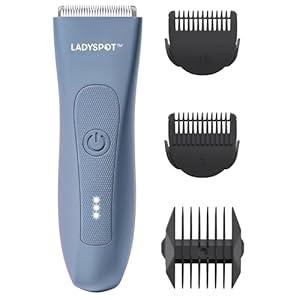 MANSPOT LADYSPOT Hair Finishing Trimmers, with 3 Guard and Replaceable Ceramic Blade Heads, LADYSPOT Hair Shaver Kit Sets 