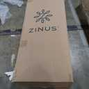 Zinus 14 Inch King Green Tea Memory Foam Mattress, Fiberglass Free, Medium Firm Feel, Zoned Pressure Relief, Certified Safe Foams & Fabric, Mattress in A Box (White)