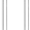 uxcell 2Pcs 17"Clear Curtain Pull Rod, Acrylic Blind Wand Replacement Part with Hook, Window Blind Tilt Wand for Window Opener Accessory