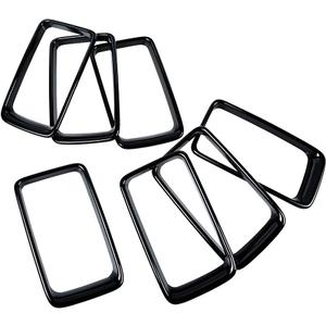 Anzios 7PCs Glossy Black Honeycomb Front Grille Grill Compatible with 2014-2016 Cherokee