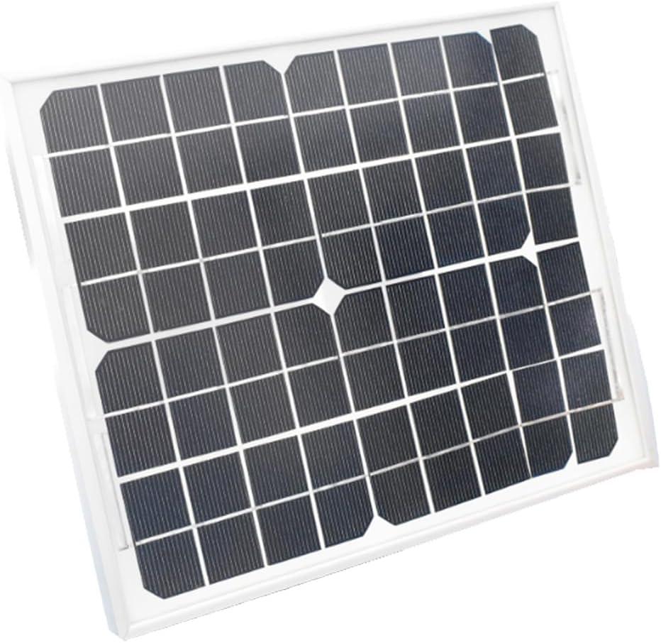CHANCS Monocrystalline Solar Panels 10W 12V Solar Panel for Home Outdoor Lights RV Camping Blink Outdoor Camera Generators