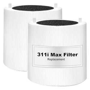 (2 Pack) 311i Max Replacement Filter, Compatible with Blue Pure 311i Max Air Purifier, H13 Filter and Activated Carbon Filter, Blue Pure F3MAX