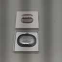 Easy Clip Smart Nail Clipper,New 3 in 1 Easyclip Electric Nail Clippers for Seniors,Automatic Nail Clipper with LED Light & Nail Scraps Storage,Toenail Trimmer for Thick Nails,Seniors,Adult(Gray)