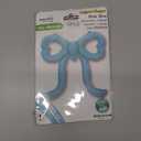 Leorate 10 Pcs Blue Bow Balloons - Bow Theme Decorations for Girls Birthday, Bridal Shower, Baby Shower, Engagement, Bachelorette Party Supplies, Party Decoration