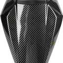 Motorcycle Rear Seat Cowl, PSLER Passenger Pillion Fairing Cover Tail Cover for Ninja ZX-6R ZX6R 636 2019-2023 Carbon Pattern