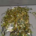 Champagne Gold Foil Fringe Backdrop 3 Pack 3.3 ft x 6.6 ft Sparkle Tinsel Foil Fringe Backdrop Curtains for Birthday Anniversary Retirement Party Decorations