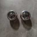 3 Pack Smoke Gray Glass Globe Shade Fixture Replacement, 5.9 Inch Diameter, E26 Base 1-5/8 Inch Fitter, Glass Globe Lampshade Cover for Pendant Wall Sconce Chandelier Vanity Light